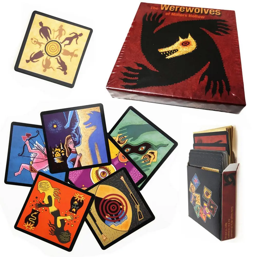 Board Game Catan - 狼男殺害ゲーム ボードゲーム カード ウルフカード ポーカー 3～10人用